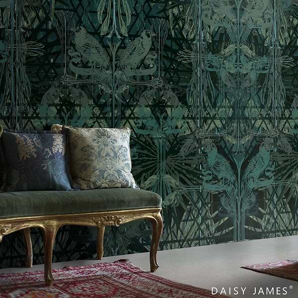 The Taman behang-behang-Daisy James-Selected Wallpapers &amp; Interiors