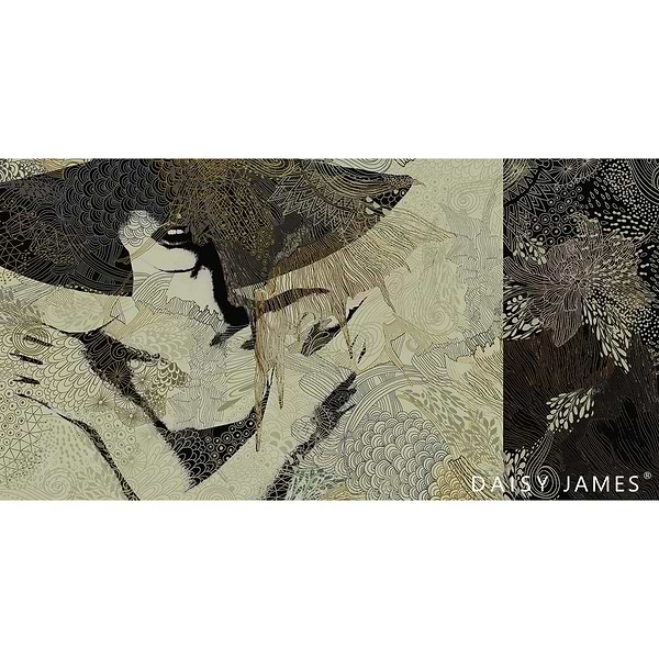 The Tribe Collection No1 behang-behang-Daisy James-Selected Wallpapers & Interiors