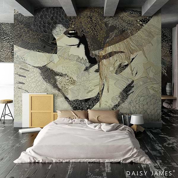 The Tribe Collection No1 behang-behang-Daisy James-Selected Wallpapers & Interiors