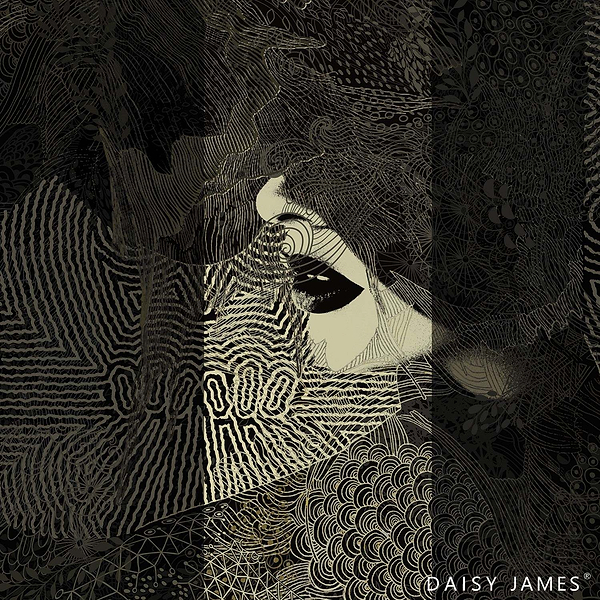 The Tribe Collection No2 behang-behang-Daisy James-Multicolor-Vinyl-M2-Selected Wallpapers &amp; Interiors