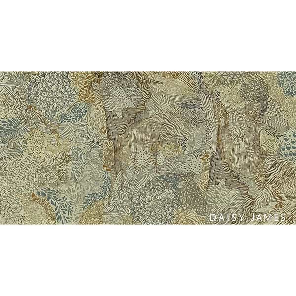 The Tribe Pattern No2 behang-behang-Daisy James-Selected Wallpapers &amp; Interiors