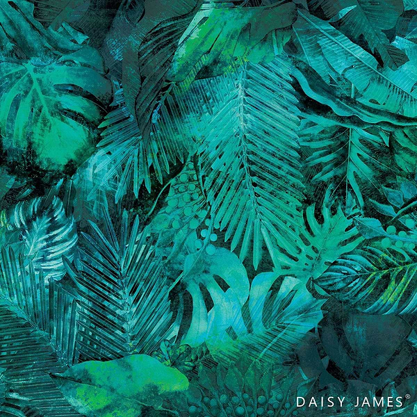 The Viridity Turqoise behang-Behang-Daisy James-Vinyl-Turqoise-M2-Selected Wallpapers &amp; Interiors