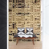 The Wicker behang-Behang-Daisy James-Selected Wallpapers & Interiors