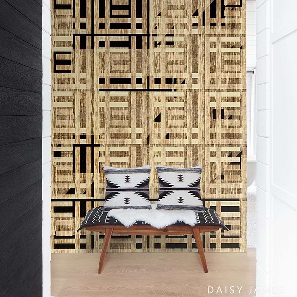 The Wicker behang-Behang-Daisy James-Selected Wallpapers & Interiors