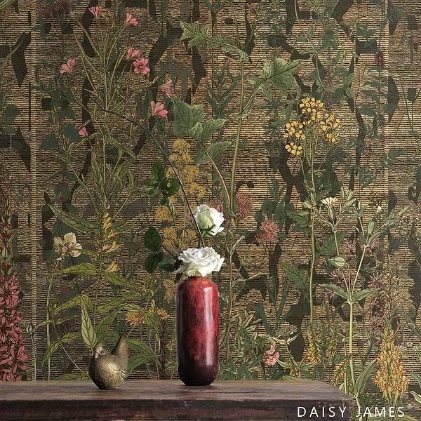 The Wildflowers behang-behang-Daisy James-Selected Wallpapers &amp; Interiors