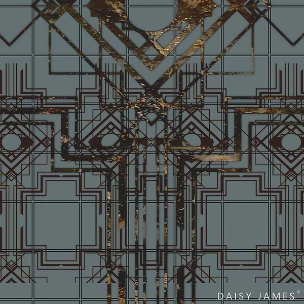 The Wolf NO2-Behang-Tapete-Daisy James-Original-Vinyl-DJ89_V-Selected Wallpapers