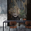 The Wooden Face behang-behang-Daisy James-Selected Wallpapers &amp; Interiors