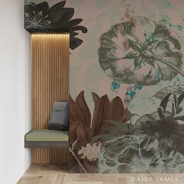 The Yard No2 behang-behang-Daisy James-Selected Wallpapers &amp; Interiors