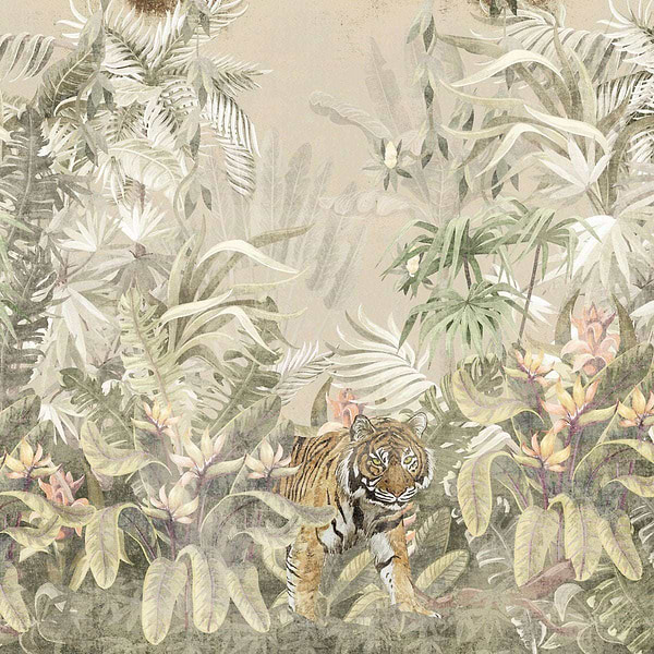 Tiger-Behang-Tapete-INSTABILELAB-01-Vinyl New Middle-Tiger01-Selected Wallpapers