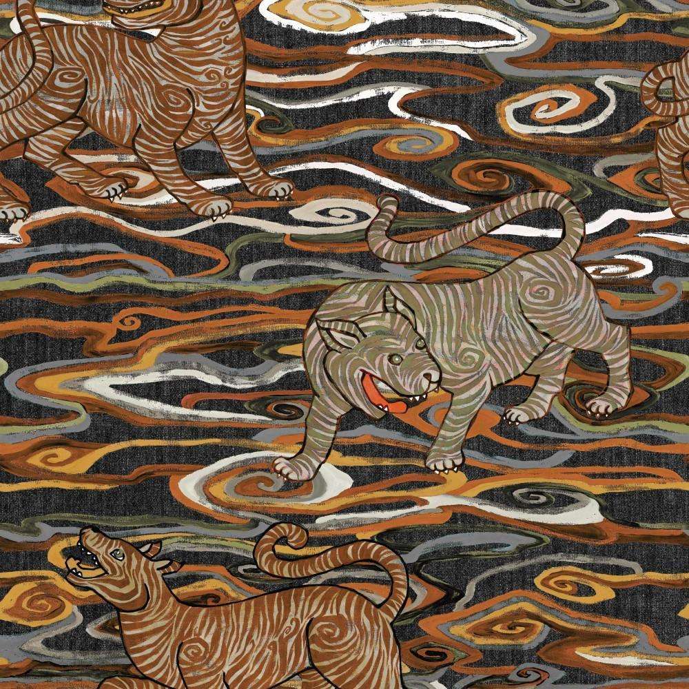 Tigris-behang-Tapete-Arte-Burnt Sienna-Meter (M1)-49570-Selected Wallpapers