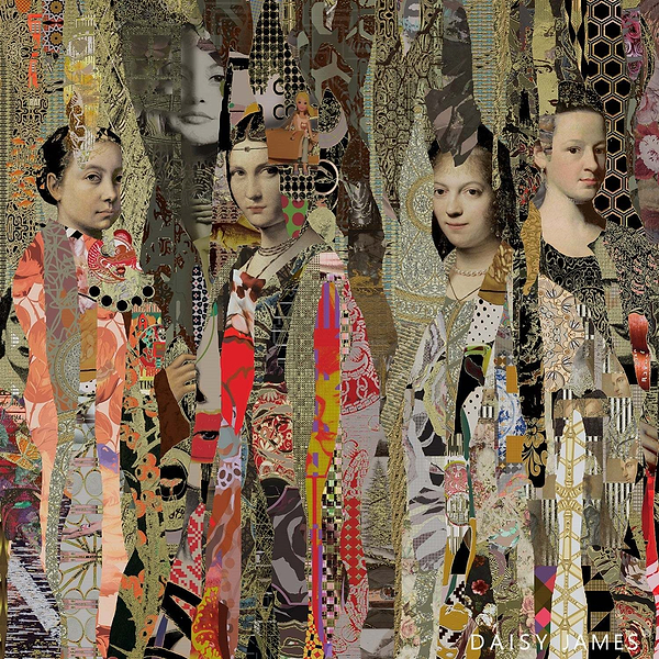 Timeless Women behang-behang-Daisy James-Multicolor-Vinyl-M2-Selected Wallpapers &amp; Interiors