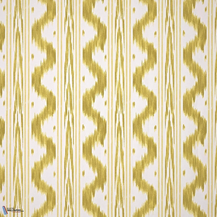 Toile de Nantes Intisse-Behang-Tapete-Pierre Frey-Absinthe-Rol-FP946003-Selected Wallpapers