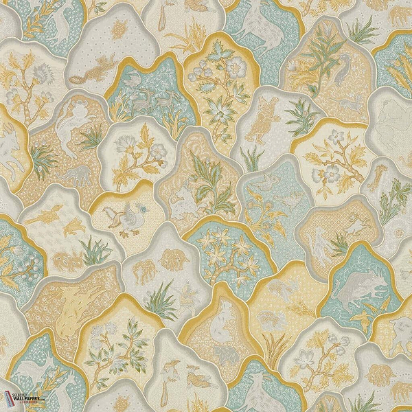 Toile des indes-behang-Tapete-Braquenie-Jaune-Rol-BP336001-Selected Wallpapers