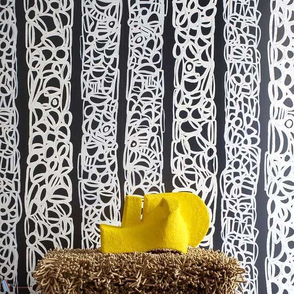 Totem-behang-Tapete-Pierre Frey-Selected Wallpapers