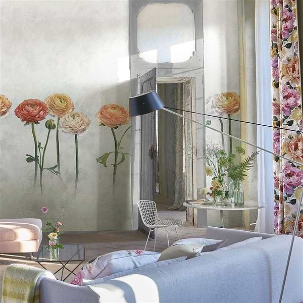 Tourangelle Scene 2-behang-Tapete-Designers Guild-Peony-Set-PDG1100/01-Selected Wallpapers