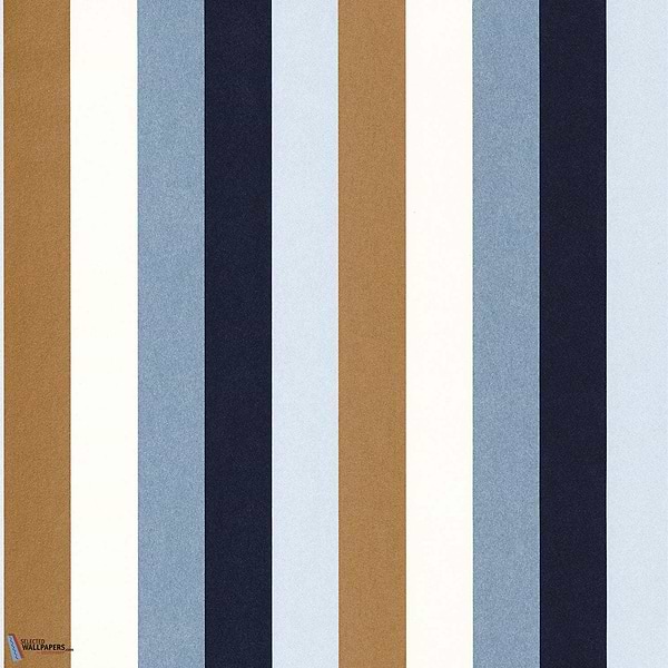 Transat-Behang-Tapete-Casamance-Bleu Persan/Or-Rol-75923262-Selected Wallpapers