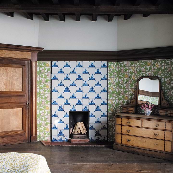 Trellis-Behang-Tapete-Morris & Co-Selected Wallpapers