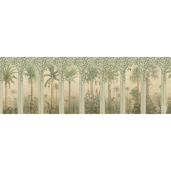 Trellis Exotica-Behang-Iksel-Selected Wallpapers