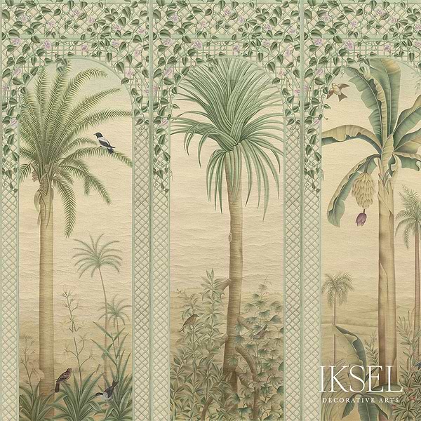 Trellis Exotica-Behang-Iksel-Multicolor-225 cm-SC137_CS11-Selected Wallpapers