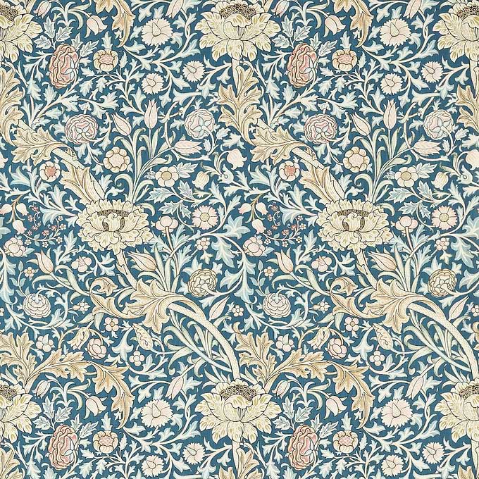 Trent-behang-Tapete-Morris & Co-Teal-Meter (M1)-217209-Selected Wallpapers