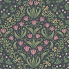 Tudor Garden-behang-Tapete-Cole & Son-Plum & Olive Green-Rol-118/2003-Selected Wallpapers