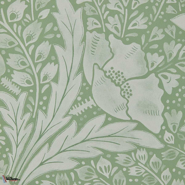 Tudor Poppy-Wallpaper-Liberty-Fern-Roll-07222201Y-Selected Wallpapers