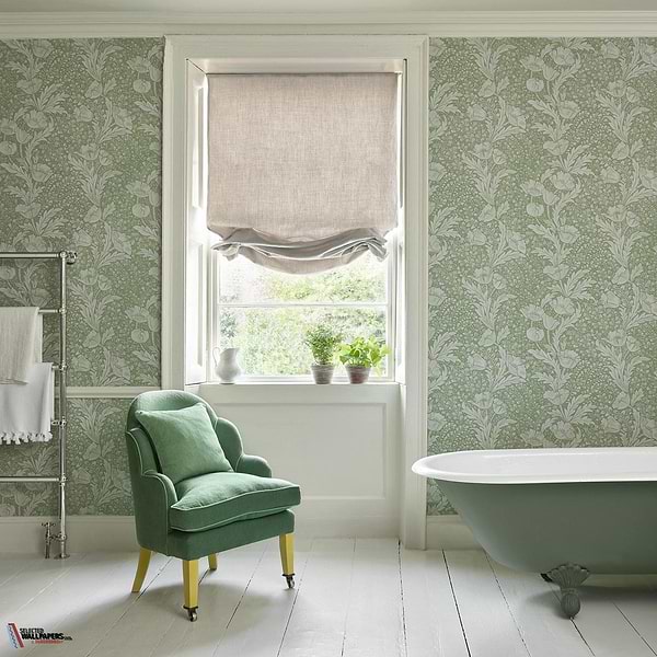 Tudor Poppy-Wallpaper-Liberty-Selected Wallpapers