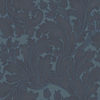 Tulip-Wallpaper-Little Greene-Blue Black-Roll-0260TUBLUE-Selected Wallpapers