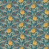 Tulip & Jasmin-Behang-Tapete-GP&J Baker-Teal-Rol-BW45104.2-Selected Wallpapers