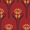 Tulipes-behang-Tapete-Isidore Leroy-Rouge-Rol-06240403-Selected Wallpapers