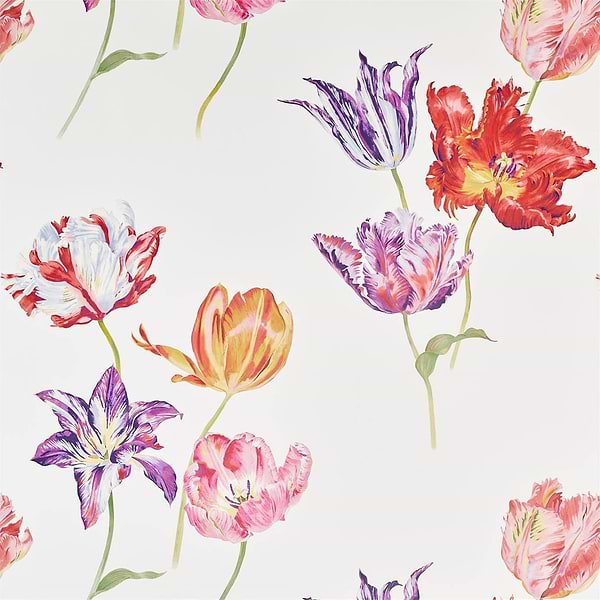 Tulipomania-behang-Tapete-Sanderson-Botanical-216666-Selected Wallpapers