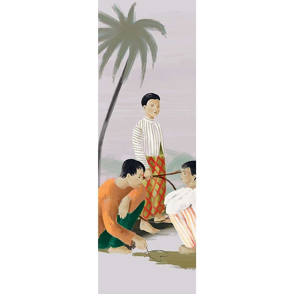 Un Beau Dimanche-behang-Tapete-Elitis-L04-DM 906 01 L04-Selected Wallpapers