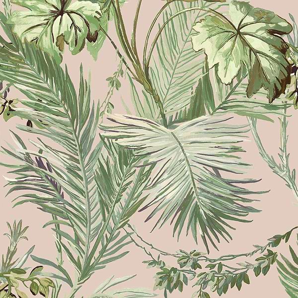 Vegetable-behang-Tapete-Coordonne-Pink-Rol-8800002-Selected Wallpapers