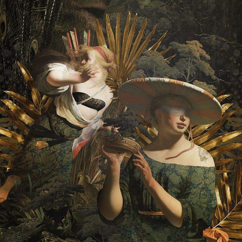 Veni Vidi Amavi-behang-Tapete-Muance-Groen-Vinyl-MU12094-Selected Wallpapers