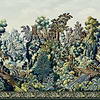 Verdure Tapestry-behang-Tapete-Cole & Son-Spring Green, Soft Olive & Rouge-Paneel-118/17038-Selected Wallpapers