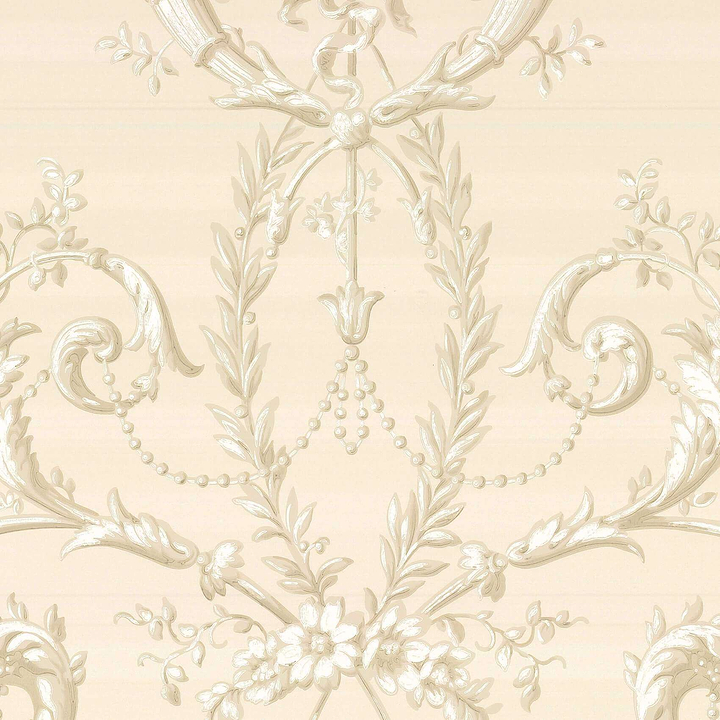 Versailles-behang-Tapete-Little Greene-Dark Pearl-Rol-0284VEDARKP-Selected Wallpapers