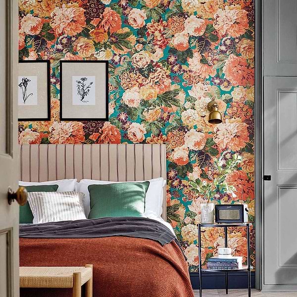 Very Rose and Peony-behang-Tapete-Sanderson-Selected Wallpapers