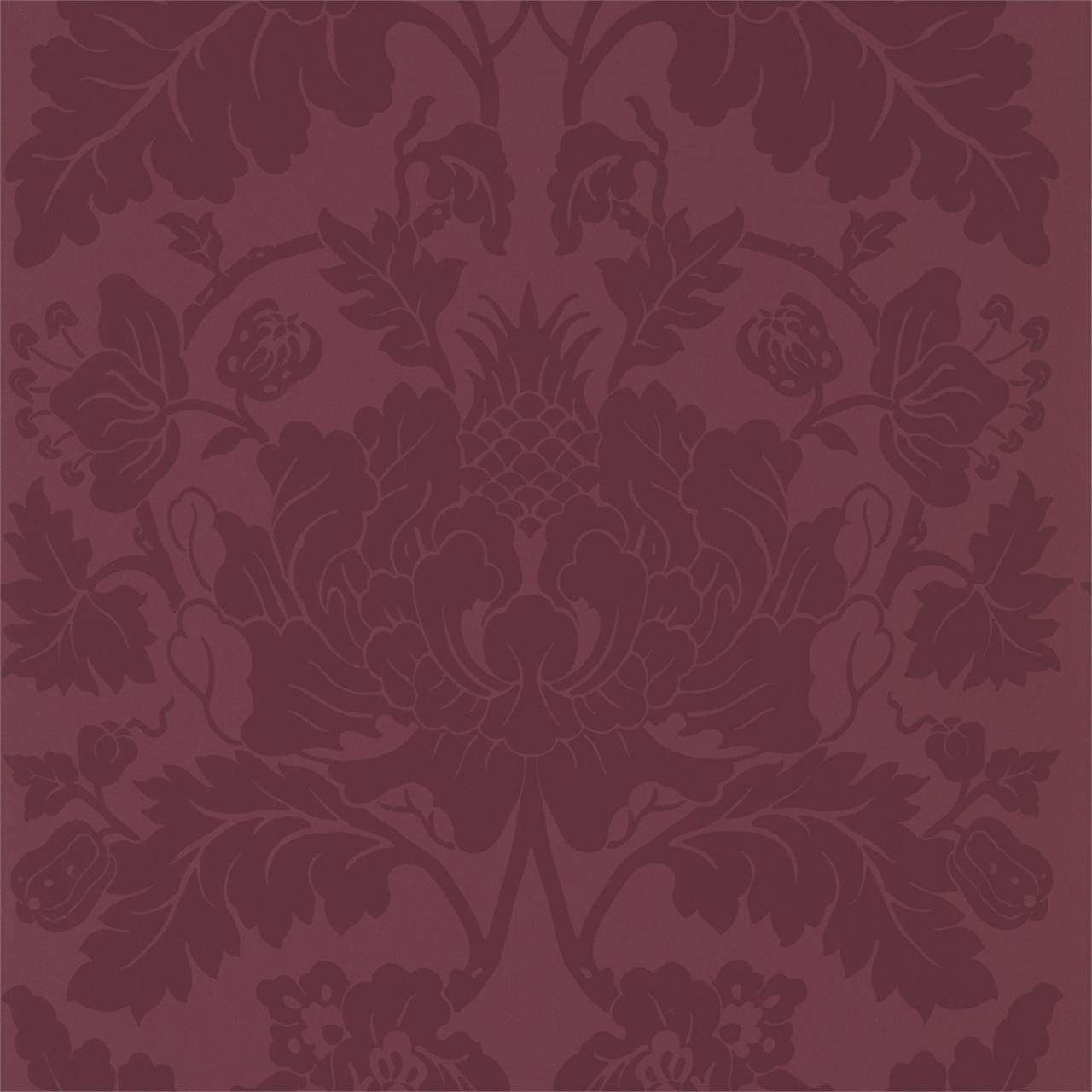 Villandry-behang-Tapete-Zoffany-Cinnabar-Rol-312700-Selected Wallpapers