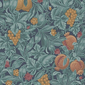 Vines of Pomona-behang-Tapete-Cole & Son-Burnt Orange & Teal-Rol-116/2005-Selected Wallpapers