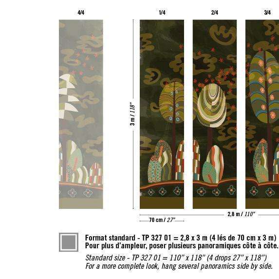 Vol au dessus du paradis-behang-Tapete-Elitis-Selected Wallpapers