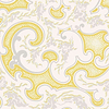 Volutes-behang-Tapete-Isidore Leroy-Jaune-Rol-06240601-Selected Wallpapers