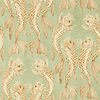 Voyaging Koi-Behang-Tapete-Sanderson-Oriental Green-Rol-217114-Selected Wallpapers