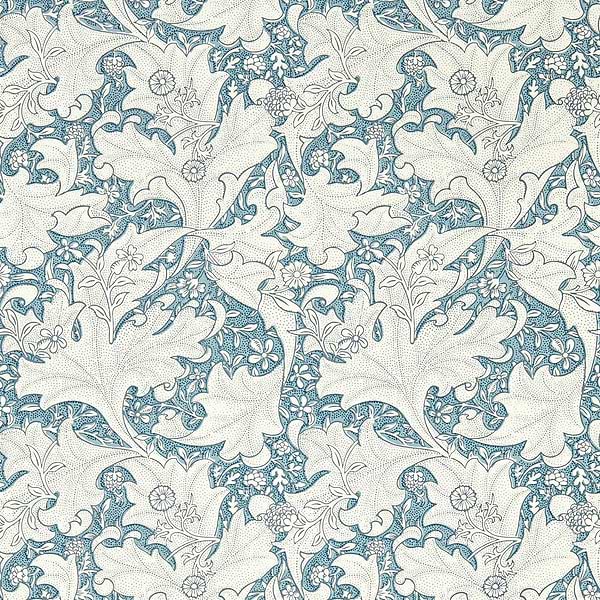 Wallflower-behang-Tapete-Morris & Co-Woad Blue-Rol-217187-Selected Wallpapers