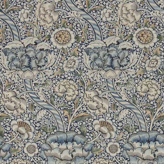 Wandle-behang-Tapete-Morris & Co-Blue/Stone-Rol-216422-Selected Wallpapers