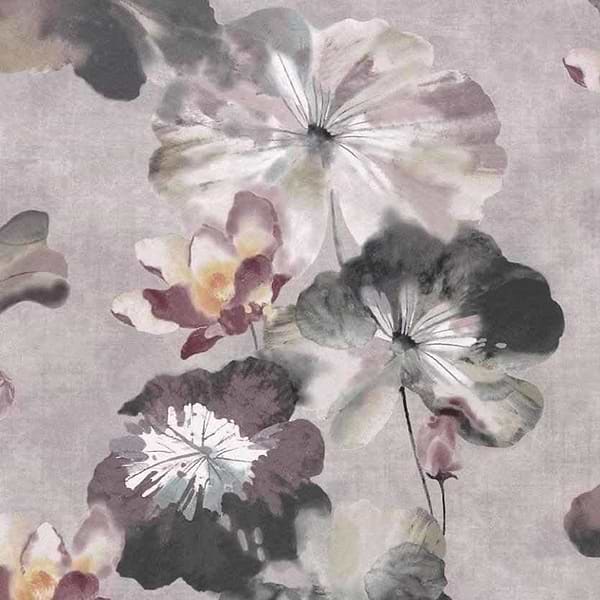 Water Lilies-Behang-Tapete-1838 wallcoverings-Chamomile-Rol-2008-143-06-Selected Wallpapers