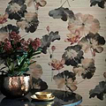 Water Lilies Grasscloth-Behang-Tapete-1838 wallcoverings-Selected Wallpapers