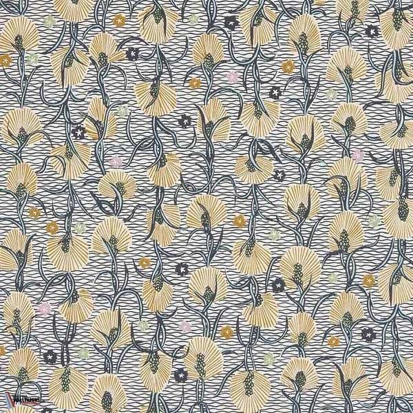 Watsonia-behang-Tapete-Pierre Frey-Vanille-Rol-FP545001-Selected Wallpapers