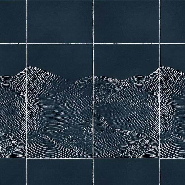 Waves Metallics-Behang-Coordonne-Silver-Metallics-9600501-Selected Wallpapers