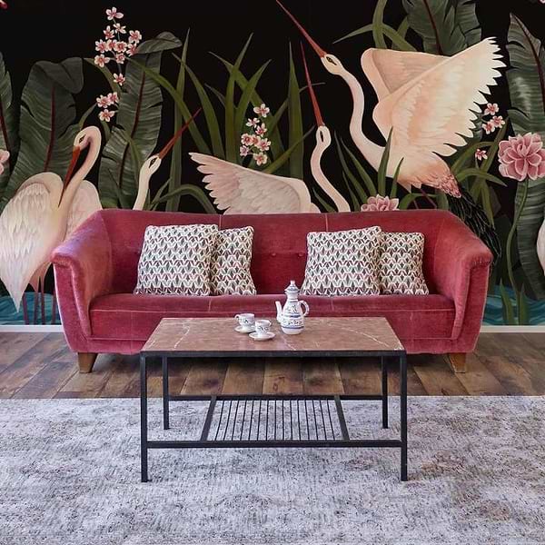 Wetlands Sunrise Flight-Behang-Tapete-Coordonne-Selected Wallpapers