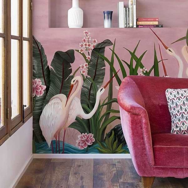 Wetlands Sunrise Flight-Behang-Tapete-Coordonne-Selected Wallpapers